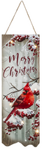 Christmas Cardinal Light Up Plaques