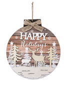 Cozy Cabin Light Up Hanging Signs