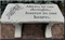"Forever In Our Hearts" Stone Bench
