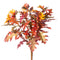18" Autumn Oak Leaf Bush