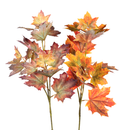 30" Autumn Maple Leaf Spray