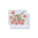 'Love is in the Hare' Rabbit Gift Enclosure Card