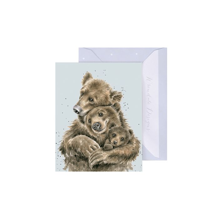 'Bear Hugs' Bear Gift Enclosure Card