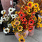 24" Mini Sunflower Spray