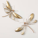 Gold Dragonfly Wall Decor