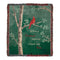 "When a Cardinal Appears" Tapestry Throw