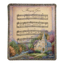 "Church In The Country/Amazing Grace" Tapestry Throw