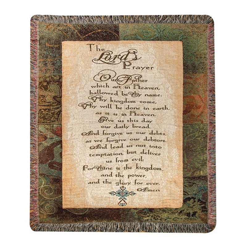 "The Lord's Prayer" Tapestry Throw