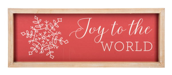 Snowflake Holiday Messages Wall Decor