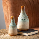 6-7.75" Distressed Rustic Vase