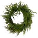 24" Real Touch Cedar Wreath