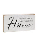 Family, Home, Amen Wooden Block
