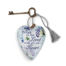 "Trust In The Lord" Art Heart Figurine
