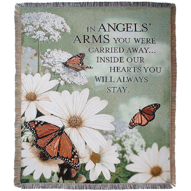 "Angels' Arms" Woven Tapestry Throw