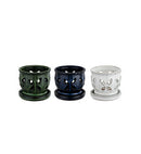 4.25" Reactive Orchid Pot With Saucer