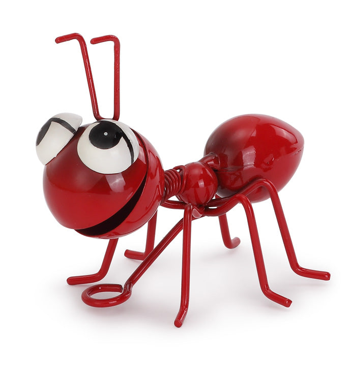 Whimsical Red Ant Figure