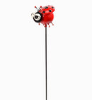Ladybug Metal Garden Stake