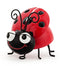 Red Ladybug Metal Figurine