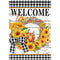 "Sunflower Wreath" Garden DuraSoft™ Flag