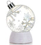 LED Snowflake Ornament Water Globe