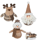 Plush Rustic Christmas Ornament