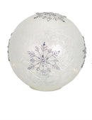 LED Snowflake Globes with Timer
