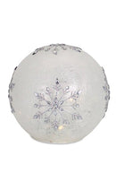 LED Snowflake Globes with Timer
