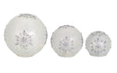 LED Snowflake Globes with Timer