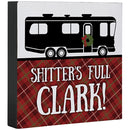"Shitter's Full" Holiday Square Sitter