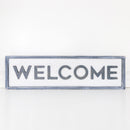 "Welcome" Double Sided Wall Sign