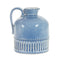 6-8" Country Blue Glazed Ceramic Jug