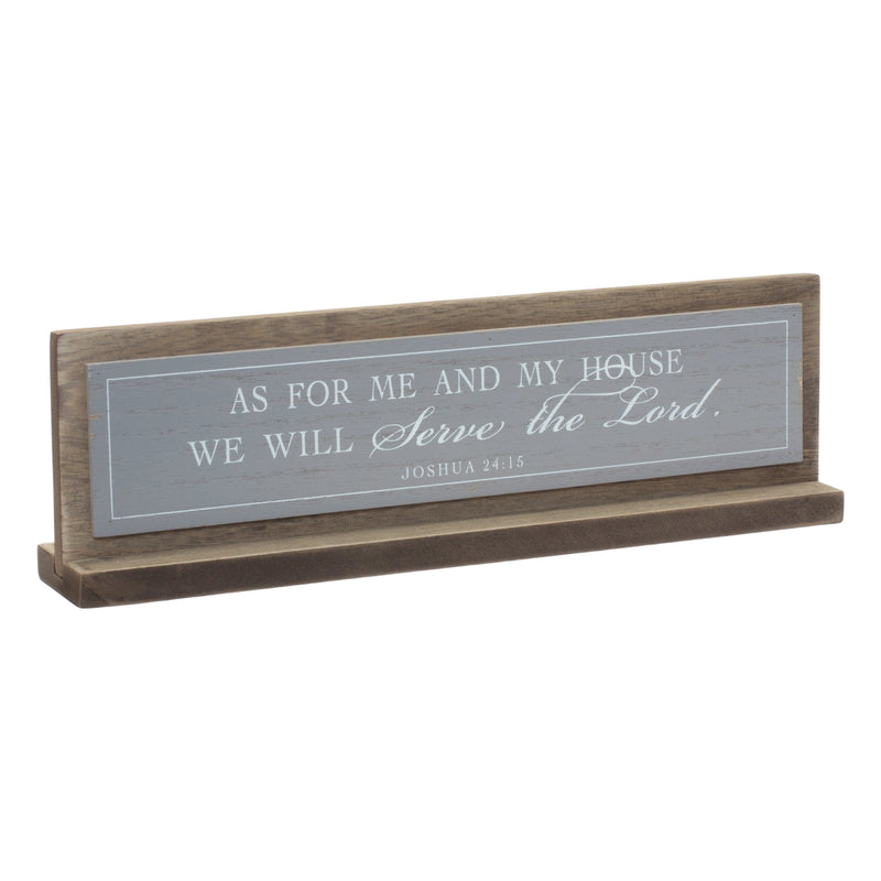 Serve The Lord and Trust Wooden Sign