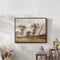 28" Grazing Sheep Framed Wall Art