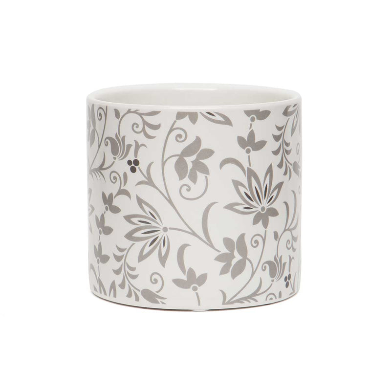 Cottage Floral Porcelain Pot