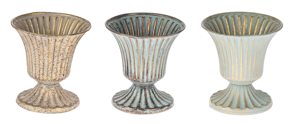 Metallic Mini Urn Planter