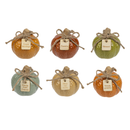 Ceramic Pumpkin Figurines with Sayings