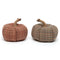 Fall Fest Plaid Plush Pumpkin
