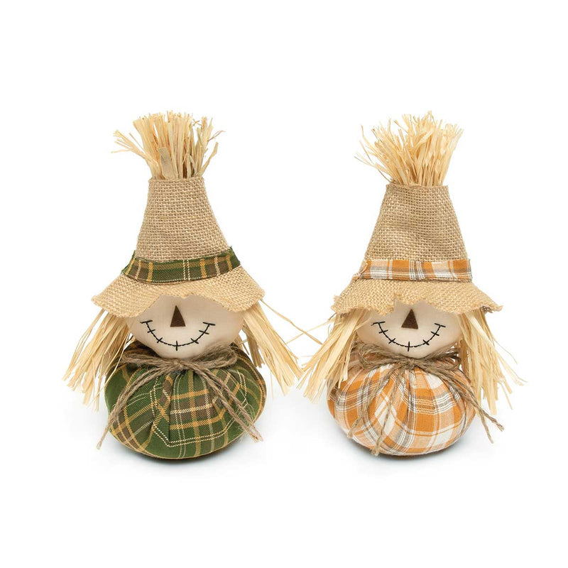 9" Smiley Scarecrow Fall Gnome