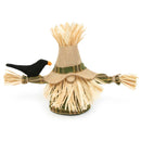 8" Scarecrow with Crow Fall Gnome
