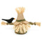 8" Scarecrow with Crow Fall Gnome