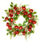 24" Scarlet Poppy Mix Wreath
