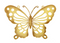 "Small Butterfly with Gold" Wall Decor