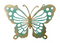 "Small Butterfly with Gold" Wall Decor