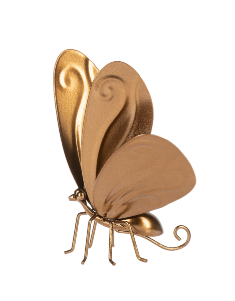 Small Metallic Butterfly Figurine