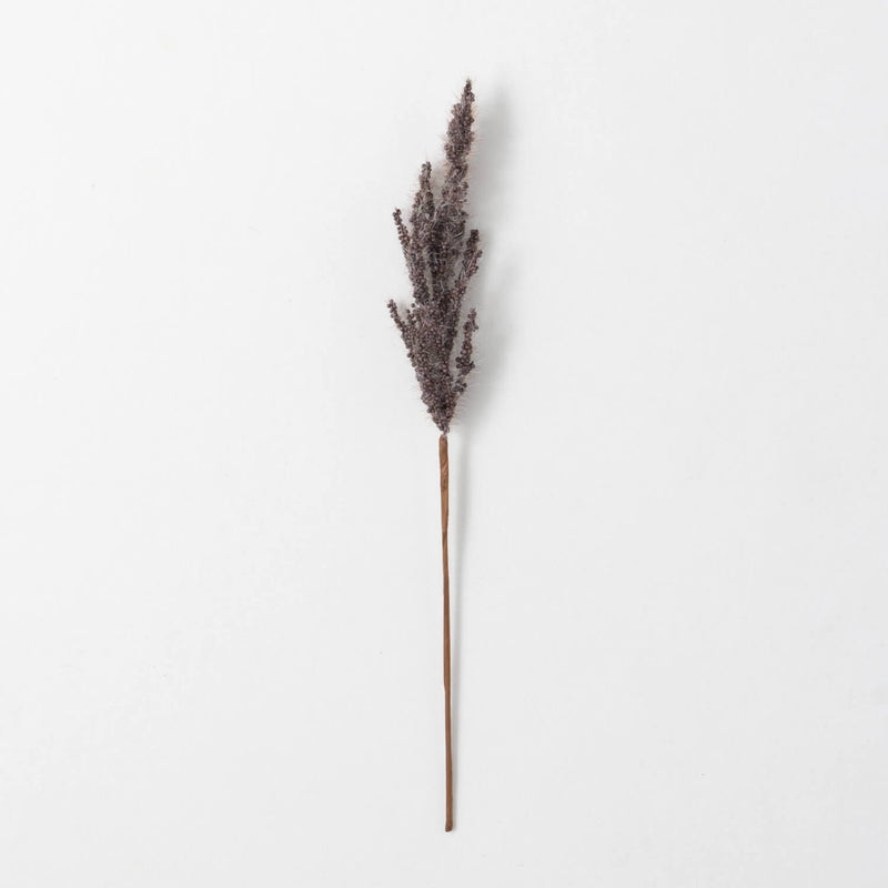 19" Faux Dried Grass Plume Stem