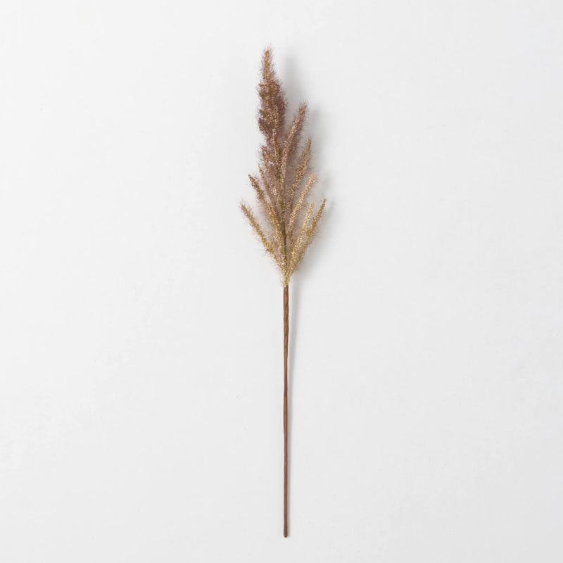 19" Faux Dried Grass Plume Stem