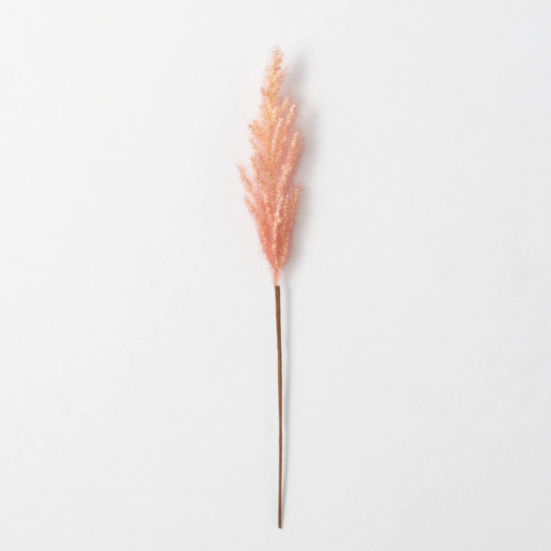 19" Faux Dried Grass Plume Stem