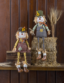 Stuffed Scarecrow Shelfsitters