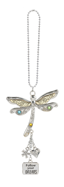 "Dragonfly" Glimmers Car Charms