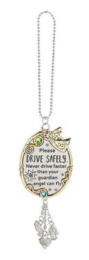 "Please Drive Safely" Glimmers Car Charms